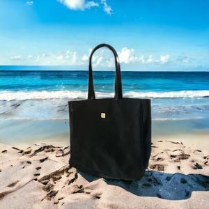 BLACK Viny Beach Tote Carry All X-Large